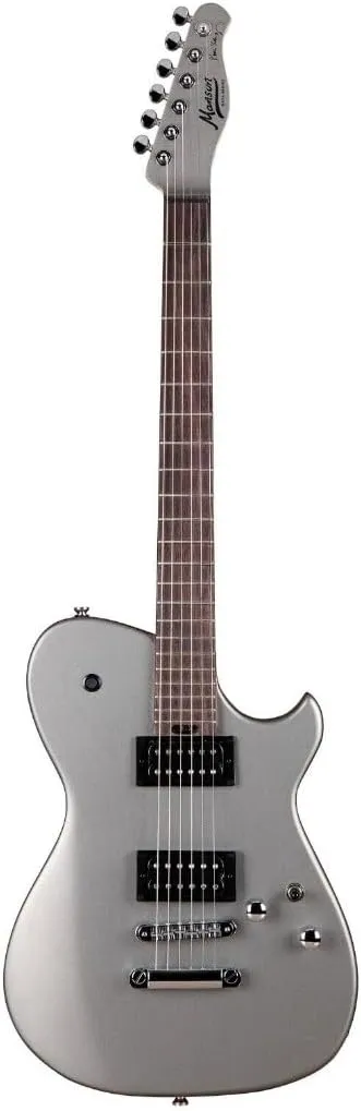 Cort 6 String Solid-Body Electric Guitar, Right, Starlight Silver, Full (MBM1SS)