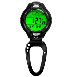 Dakota Temperature Sensor Clip Watch - Black