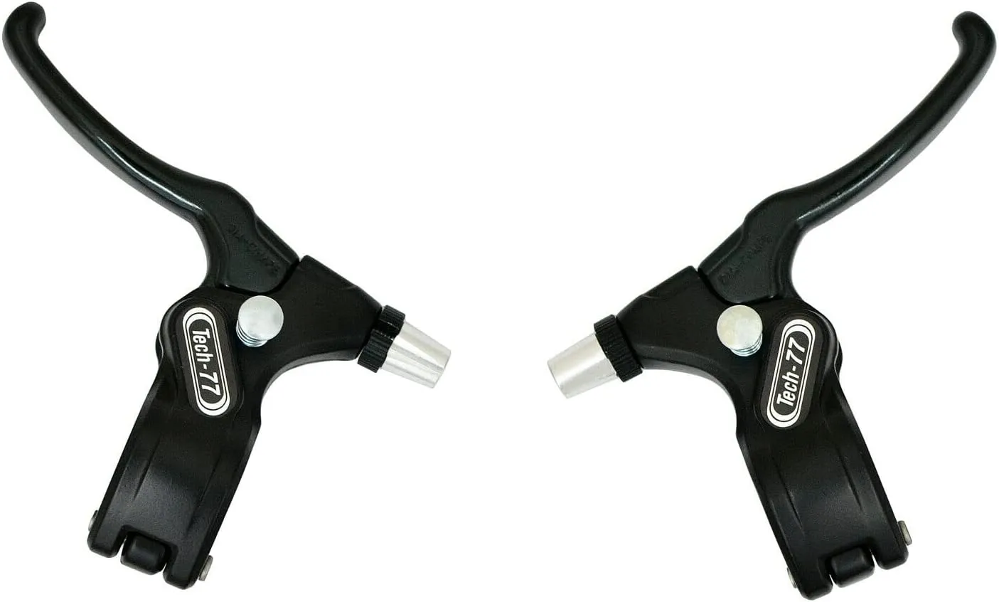 Dia-Compe DIACOMPE 182s2 Tech77 w/ ThumbLock Stopper Brake Lever Set , Black , DP2527