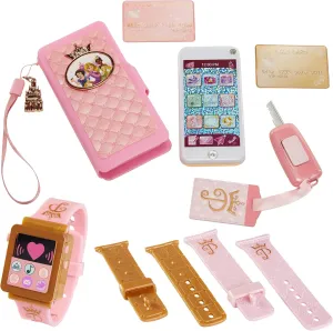 Disney Princess Style Collection Role Play Set with Toy Smartphone and Watch for Girls [Amazon Exclusive]