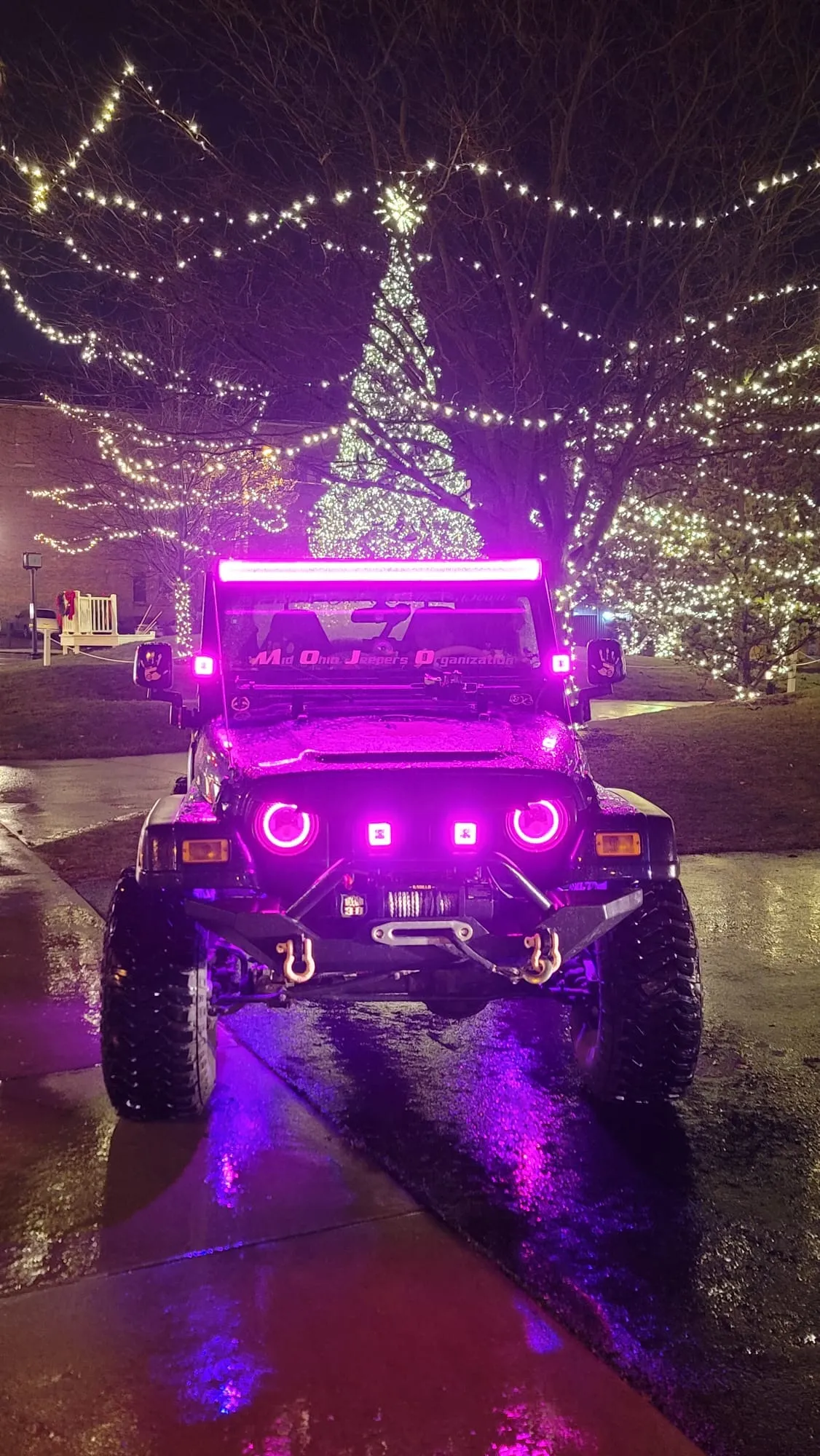 DOT Approved Nicoko Bluetooth app control 7" LED RGB Headlight Headlamp Flashing Muticolor RGB Chasing Angel Eye Halo with Music Function for Wrangler JK LJ CJ TJ Rubicon