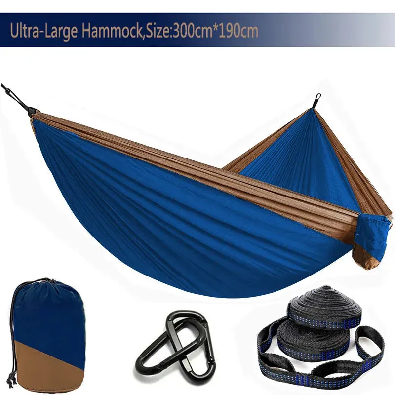 Double Person outdoor Parachute Hammock & Straps