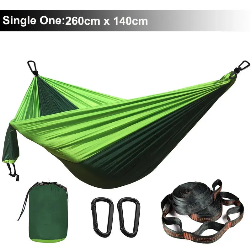 Double Person outdoor Parachute Hammock & Straps