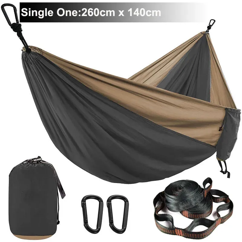 Double Person outdoor Parachute Hammock & Straps