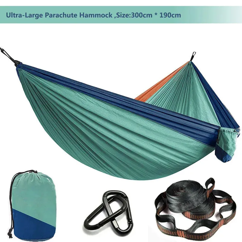 Double Person outdoor Parachute Hammock & Straps