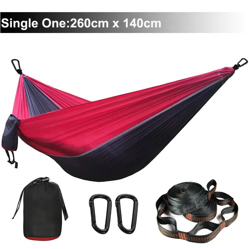 Double Person outdoor Parachute Hammock & Straps