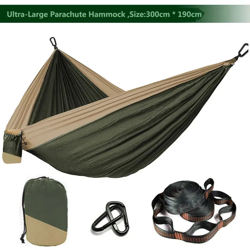 Double Person outdoor Parachute Hammock & Straps