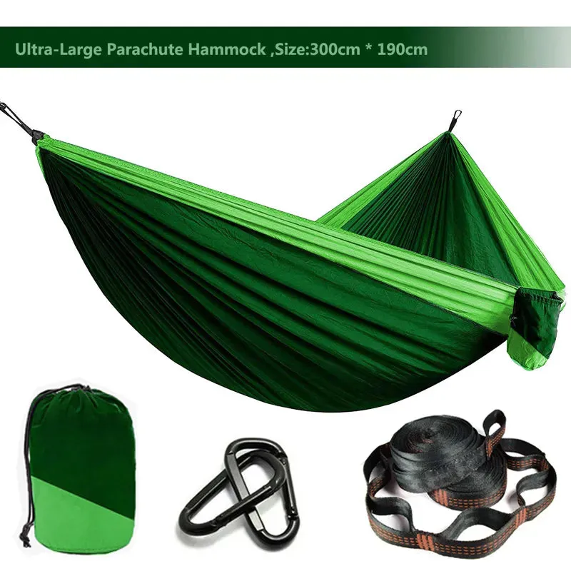 Double Person outdoor Parachute Hammock & Straps