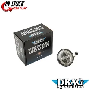 Drag Specialties 2001-1538 Chrome Premium 5-3/4" LED Headlamp for Harley