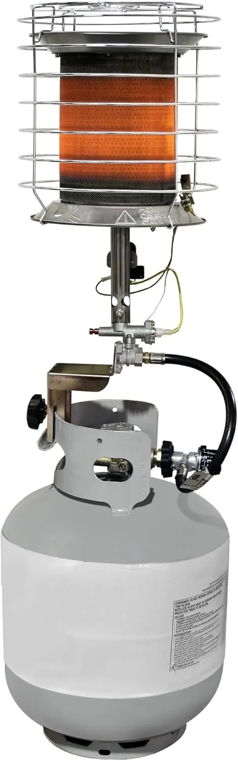 Dyna Glo, 40000-BTU Portable Tank Top Heater-LP, Fuel Type Propane, Max. Heat Output 40000 Btu/hour, Model# TT40000M