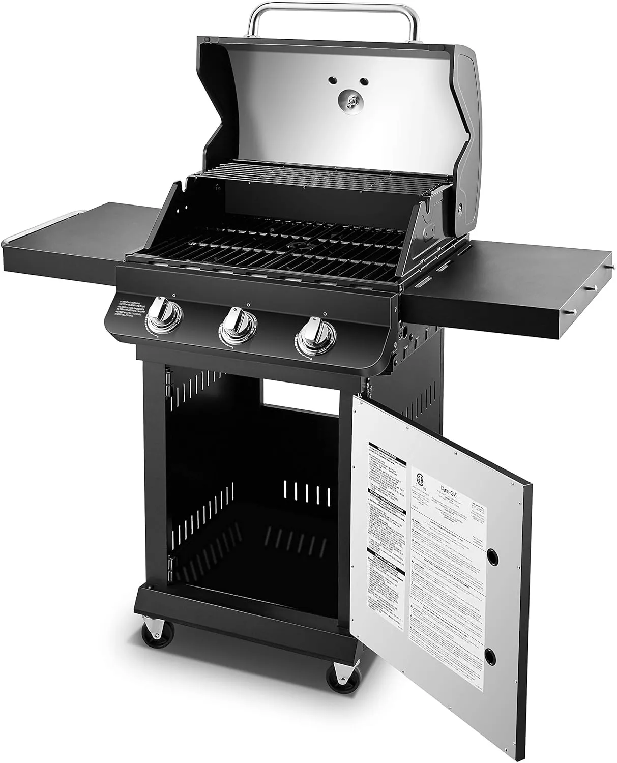 Dyna-Glo DGP397CNN-D Premier 3 Burner Natural Gas Grill, Black