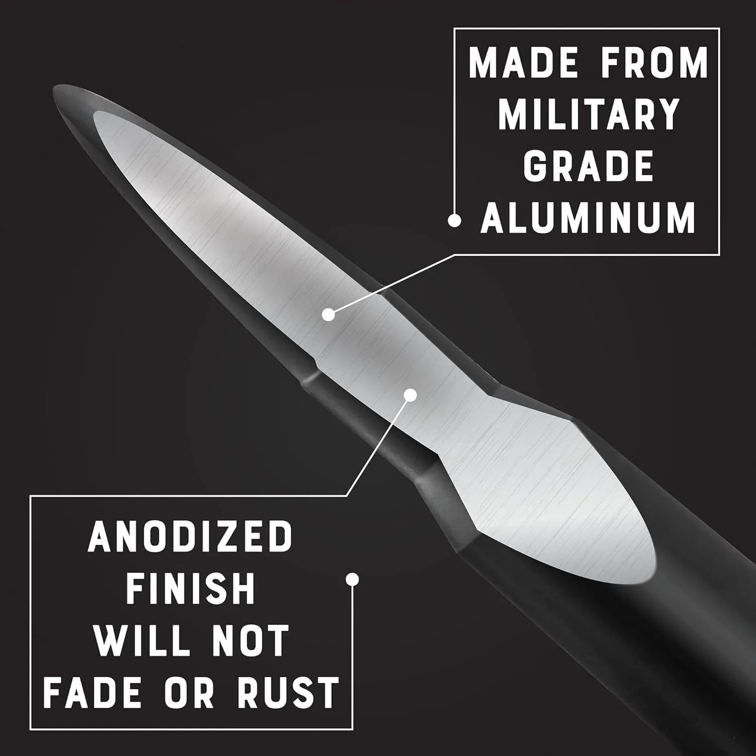 EcoAuto Badass 50 Cal Bullet Antenna Replacement Fits All Chevy & GMC Truck Model Years - Car Antenna Replacement - Military Grade Aluminum - Anti Chip & Anti Theft Design (American Flag)
