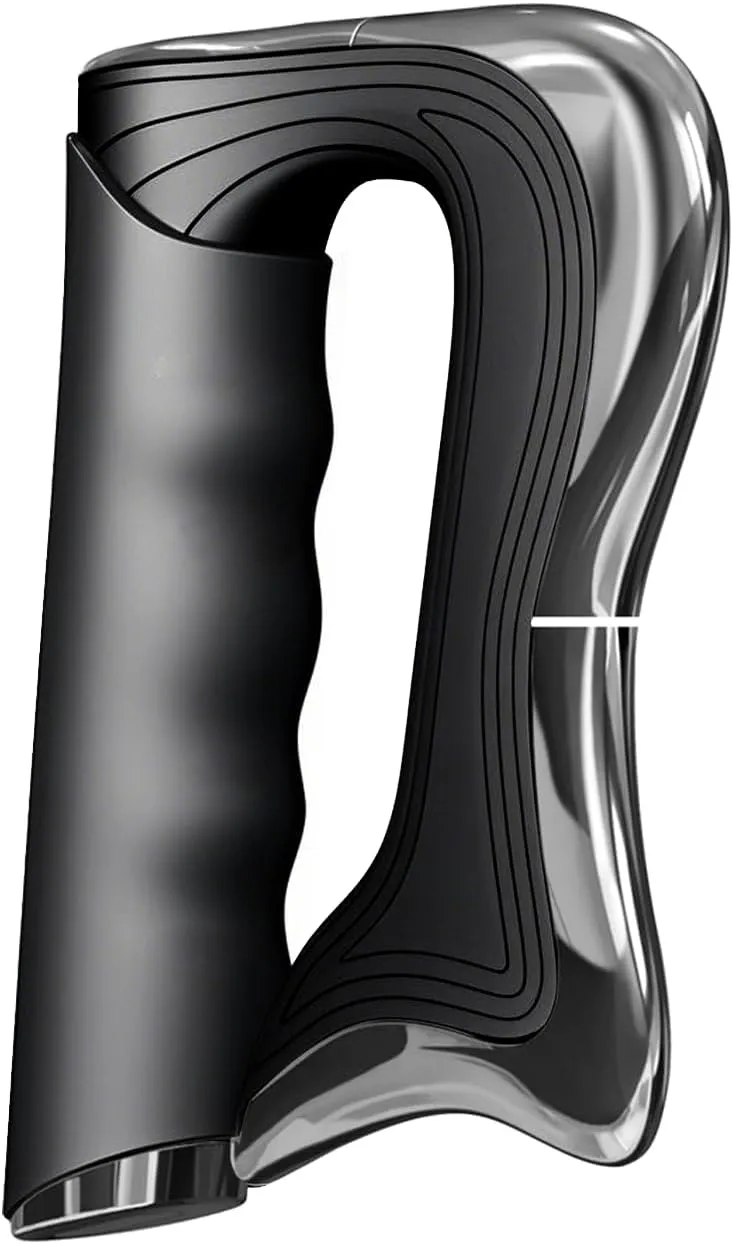 Electric Fascia Knife, Muscle Pain Relief Massager Tool, Muscle Scraper Set, Relaxation Fascia Tissue Massage for Portable, 3 Levels of Regulation, Ideal Gifts for All Occasions (Black)