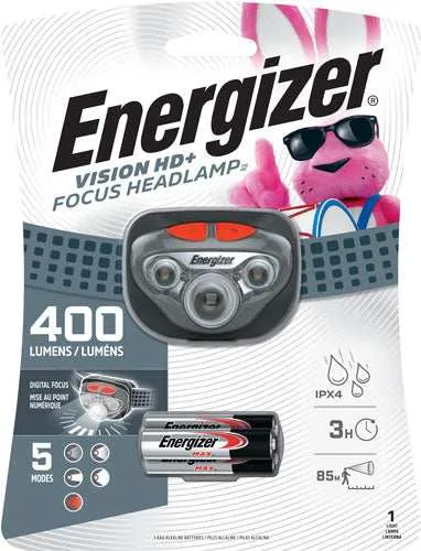 Energizer Vision Hd Plus Focus - Headlamp 400 Lumens W/aaa Batt