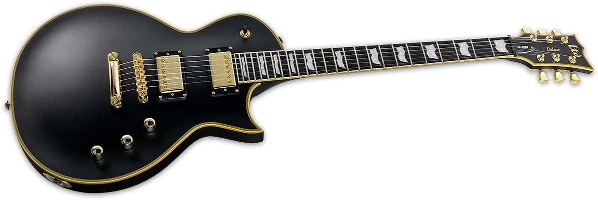 ESP LTD EC-1000 Duncan Electric Guitar, Vintage Black