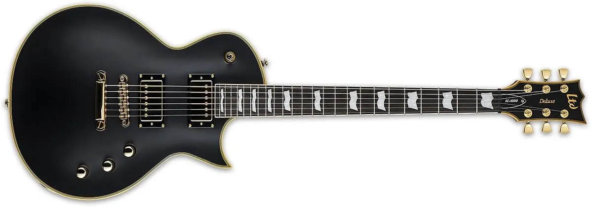 ESP LTD EC-1000 Duncan Electric Guitar, Vintage Black