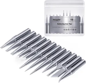 ET Soldering Iron Tips for Weller WE1010NA WE1010EDU WES51/50 WESD51 WCC101 PES51/50 WEP70 LR21 and More Soldering Stations/Irons – Replacement Solder Tips for Weller Welding Equipment