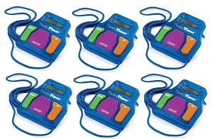 ETA hand2mind VersaTimer Stopwatch / Timer, Set of 6