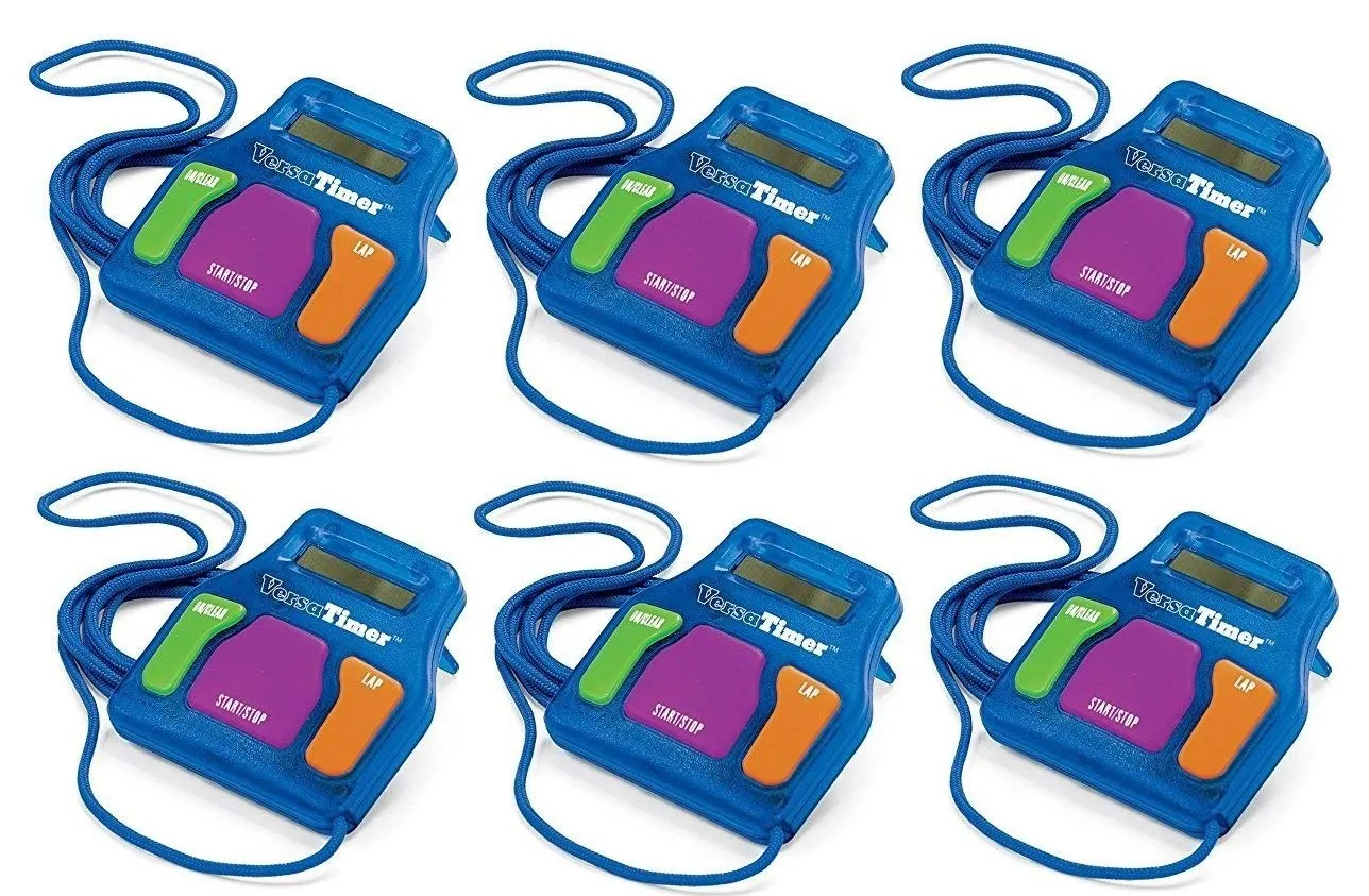 ETA hand2mind VersaTimer Stopwatch / Timer, Set of 6
