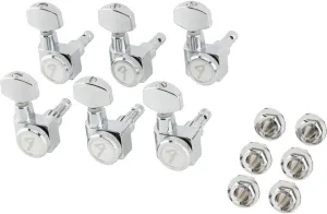 Fender Deluxe Locking All Short Post Guitar Tuners, Chrome