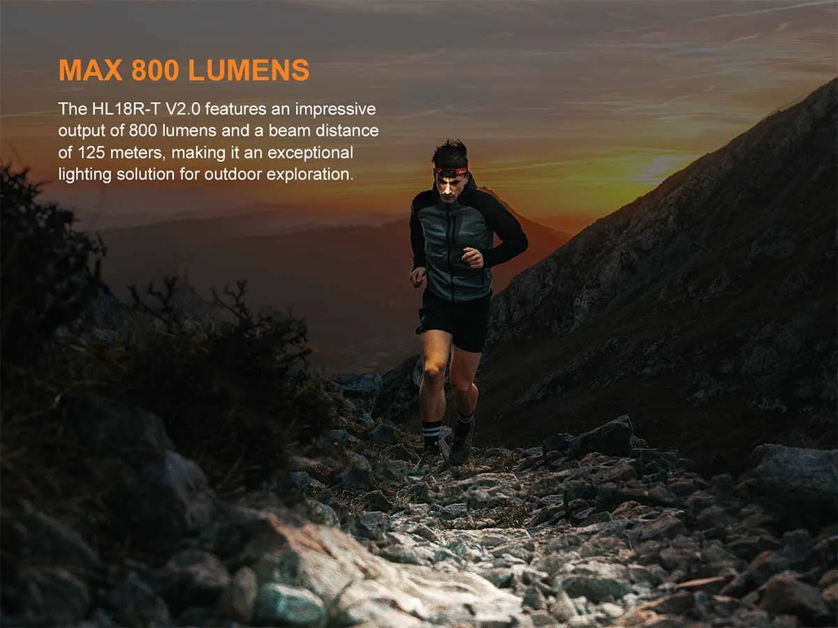 Fenix HL18R-T V2.0 Rechargeable Headlamp