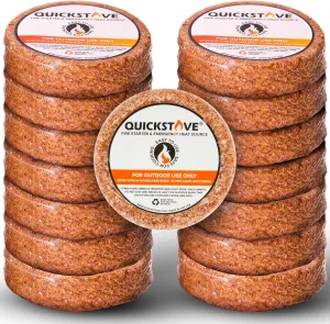 Fire Starters (20 Pack) – Waterproof Emergency Fuel Disks for Camping Essentials, Wood Stove, Fireplace, Grill, Fire Pit, Survival Kit, Campfire & Outdoor Accessories