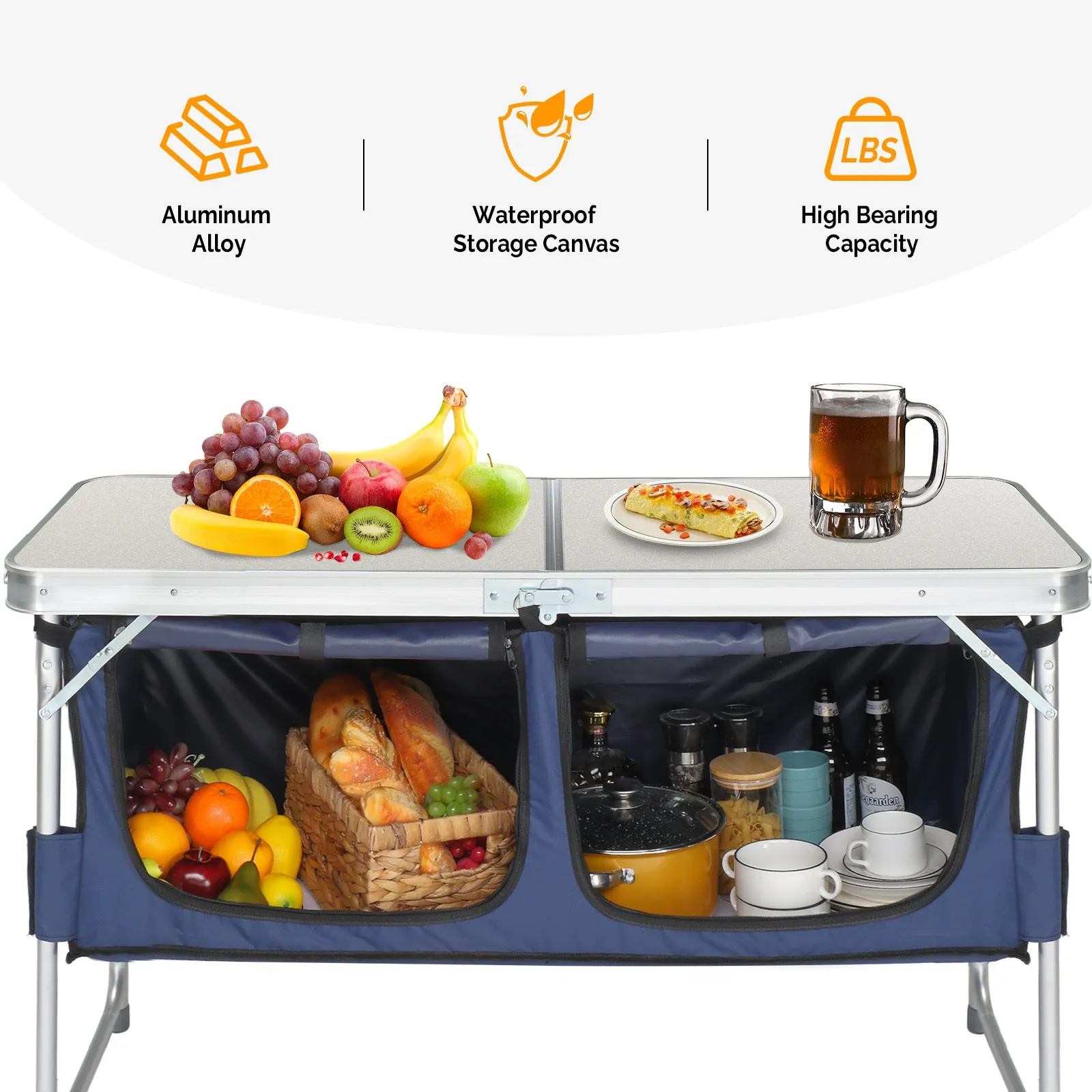 Folding Table Multi-device compatible Limited stock Outdoor 4ft