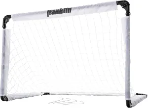 Franklin Sports Kids Mini Soccer Goal - Backyard Folding Net for Kids   Toddlers - Portable Steel Goal for Youth Soccer - 36" x 24"