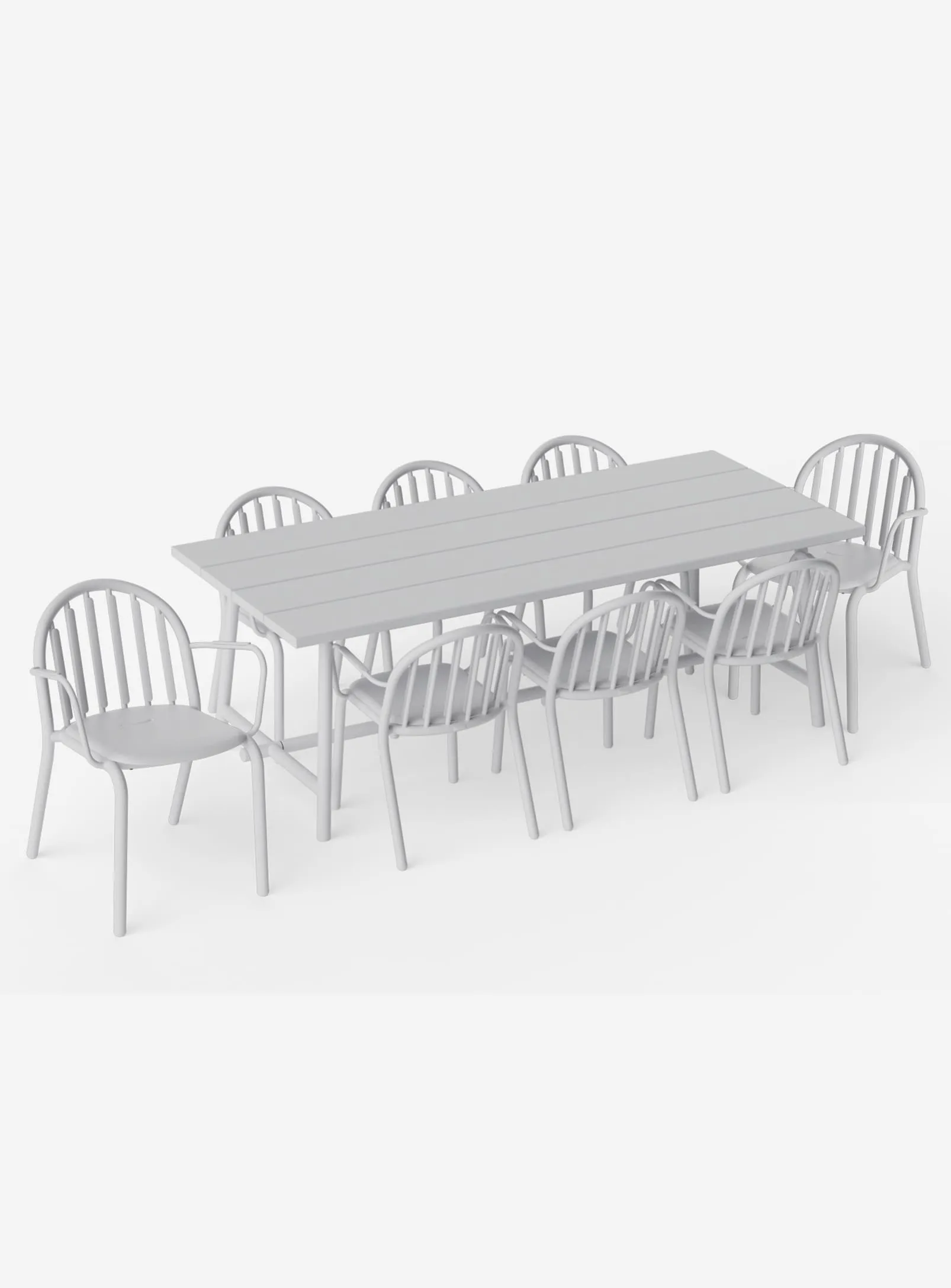 Fred's Dining Set<br> 1 Large Table   8 Chairs