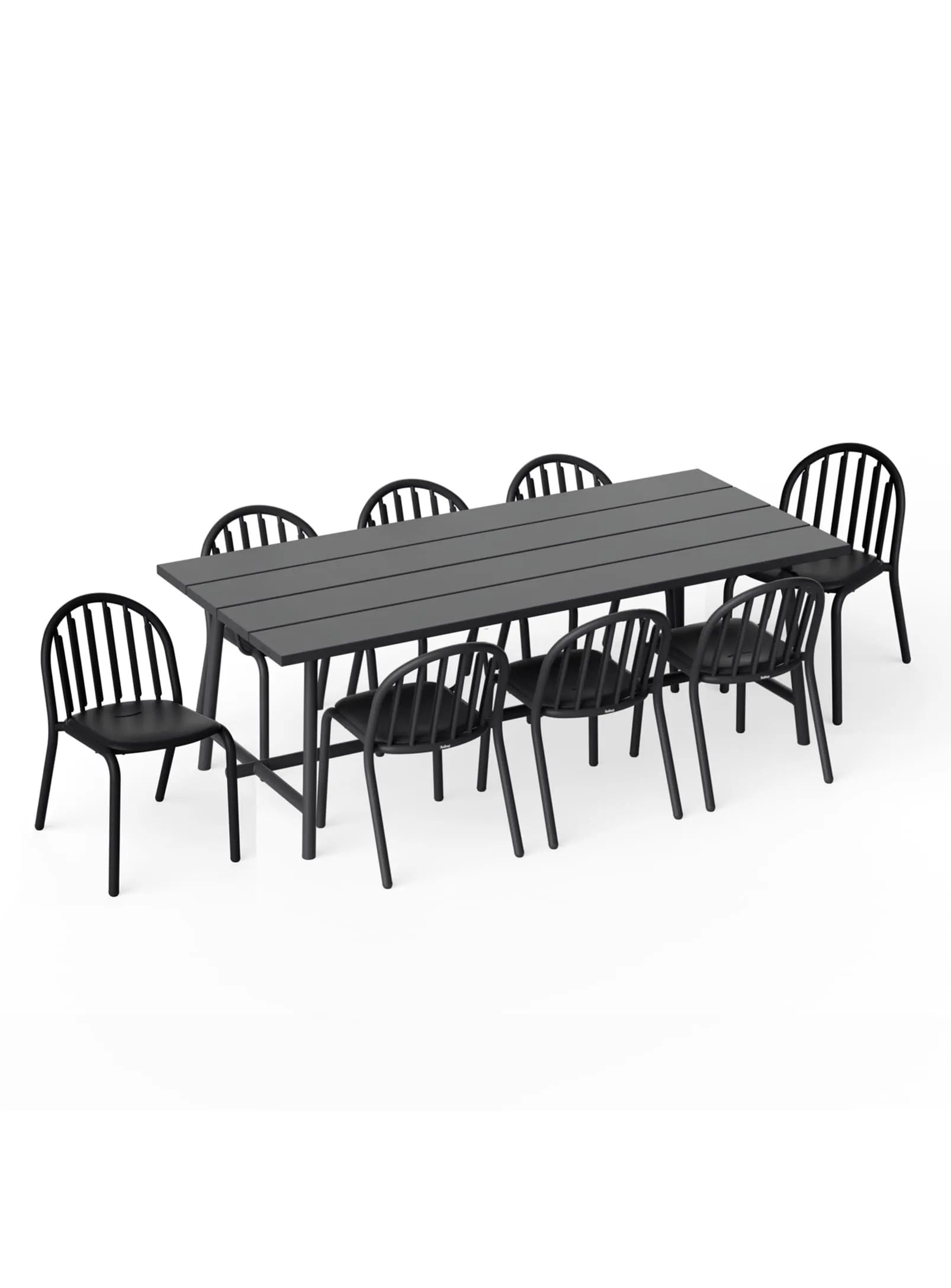 Fred's Dining Set<br> 1 Large Table   8 Chairs