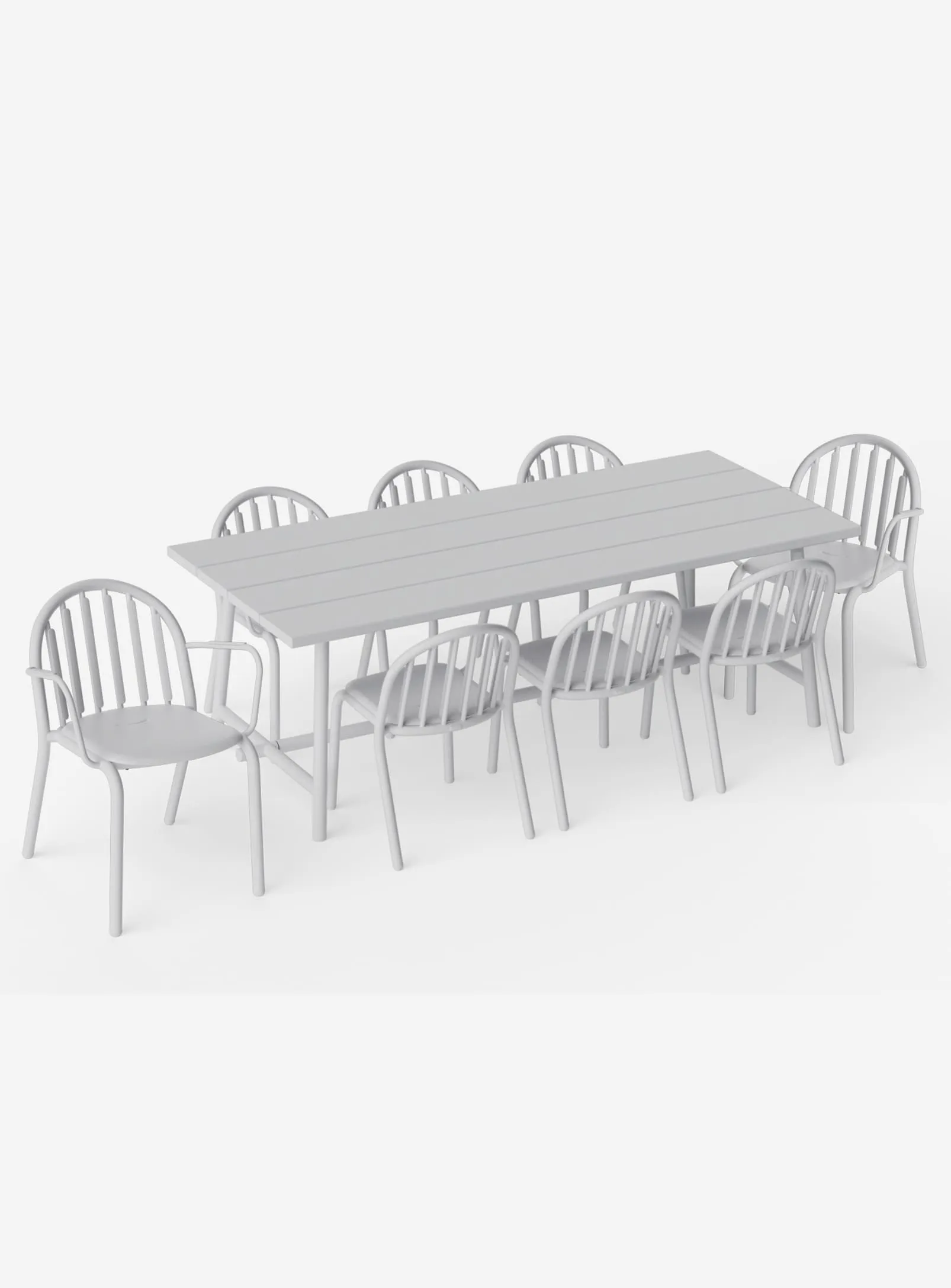 Fred's Dining Set<br> 1 Large Table   8 Chairs