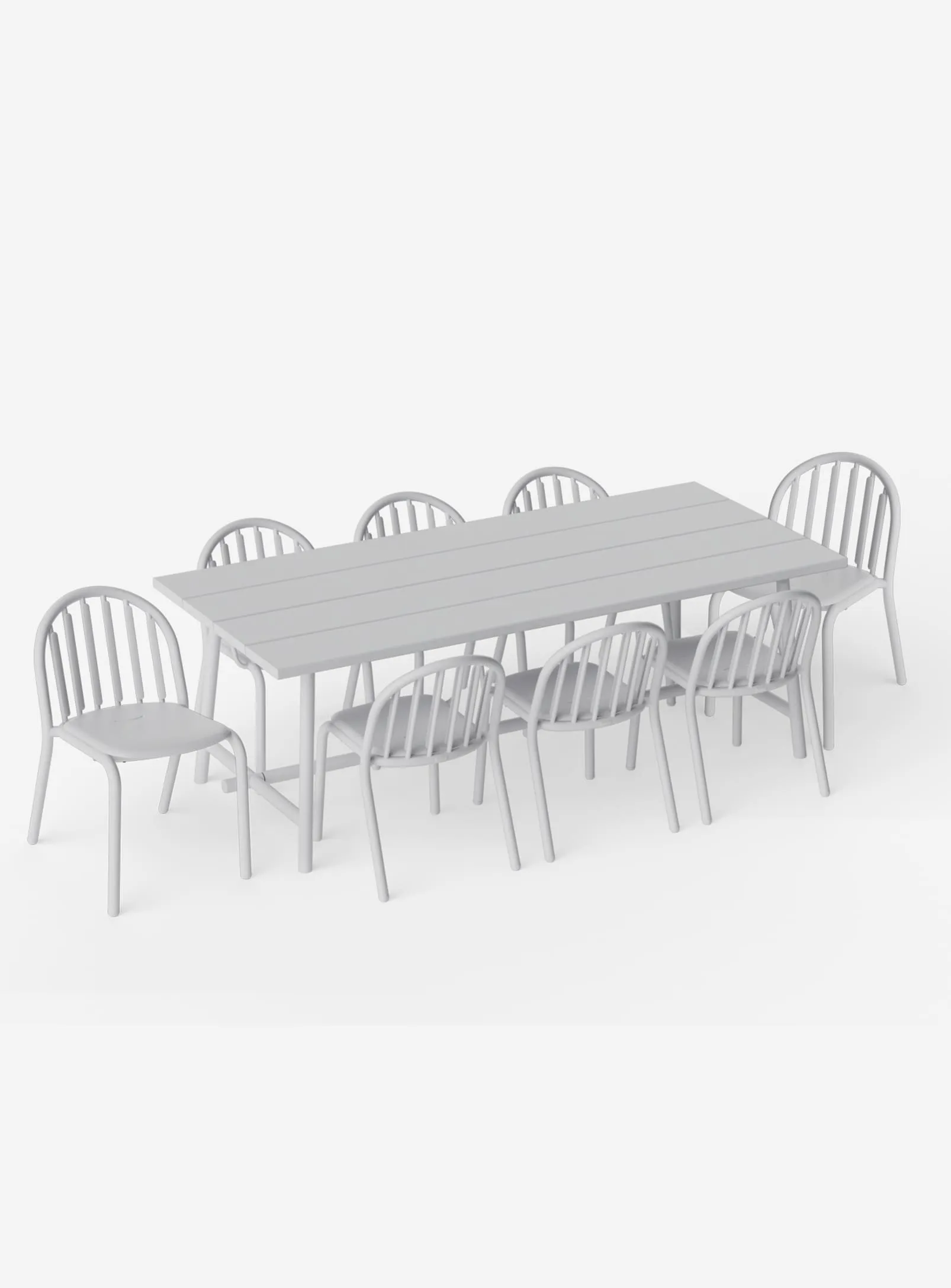 Fred's Dining Set<br> 1 Large Table   8 Chairs
