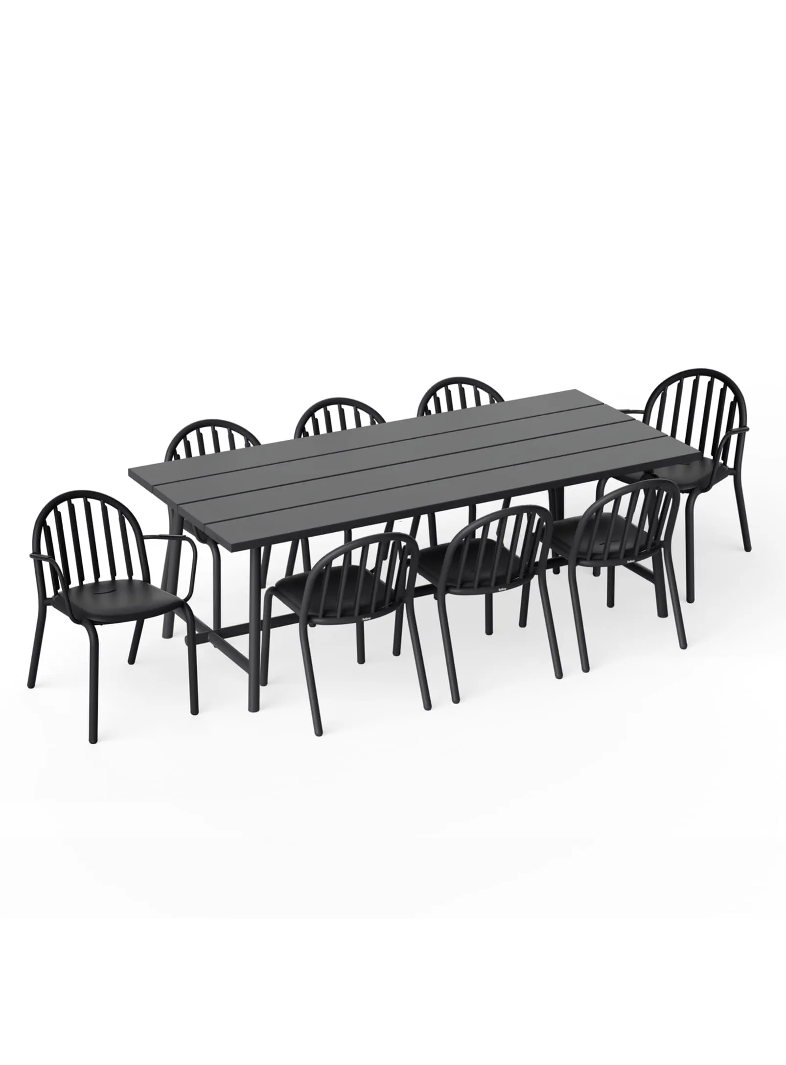 Fred's Dining Set<br> 1 Large Table   8 Chairs