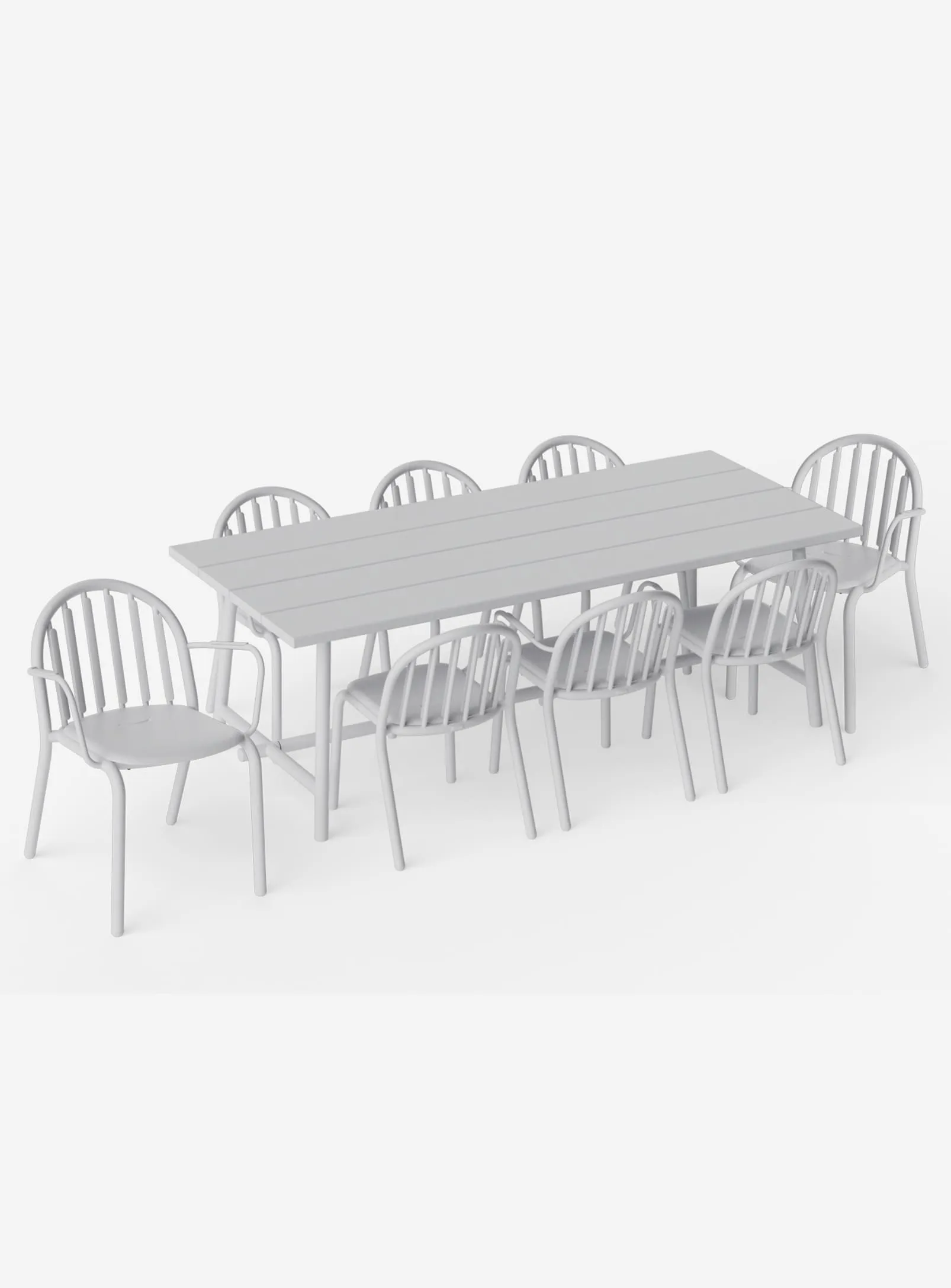 Fred's Dining Set<br> 1 Large Table   8 Chairs