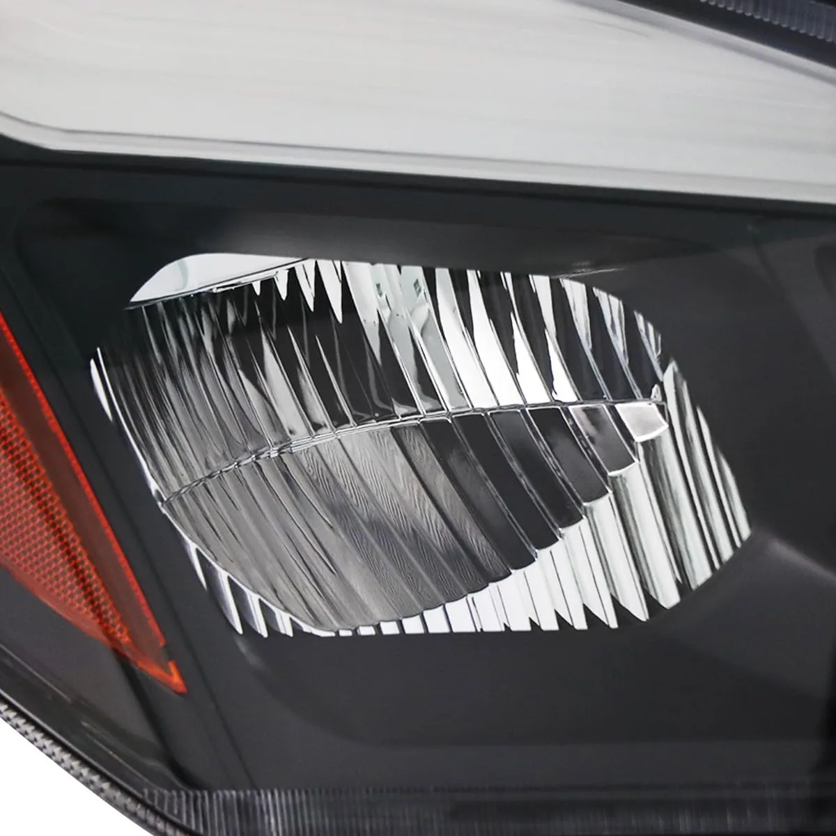 Freightliner Headlights for Cascadia Freightliner Cascadia 2018-2024,Replacement Headlamp DOT and SAE Approved (Black, Left)