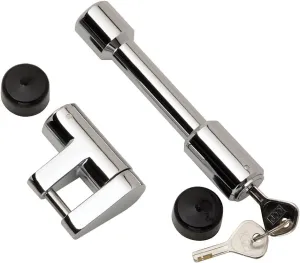 Fulton Bulldog 580404 Chrome Universal Chrome 5/8" Trailer Dogbone/Coupler Lock Set
