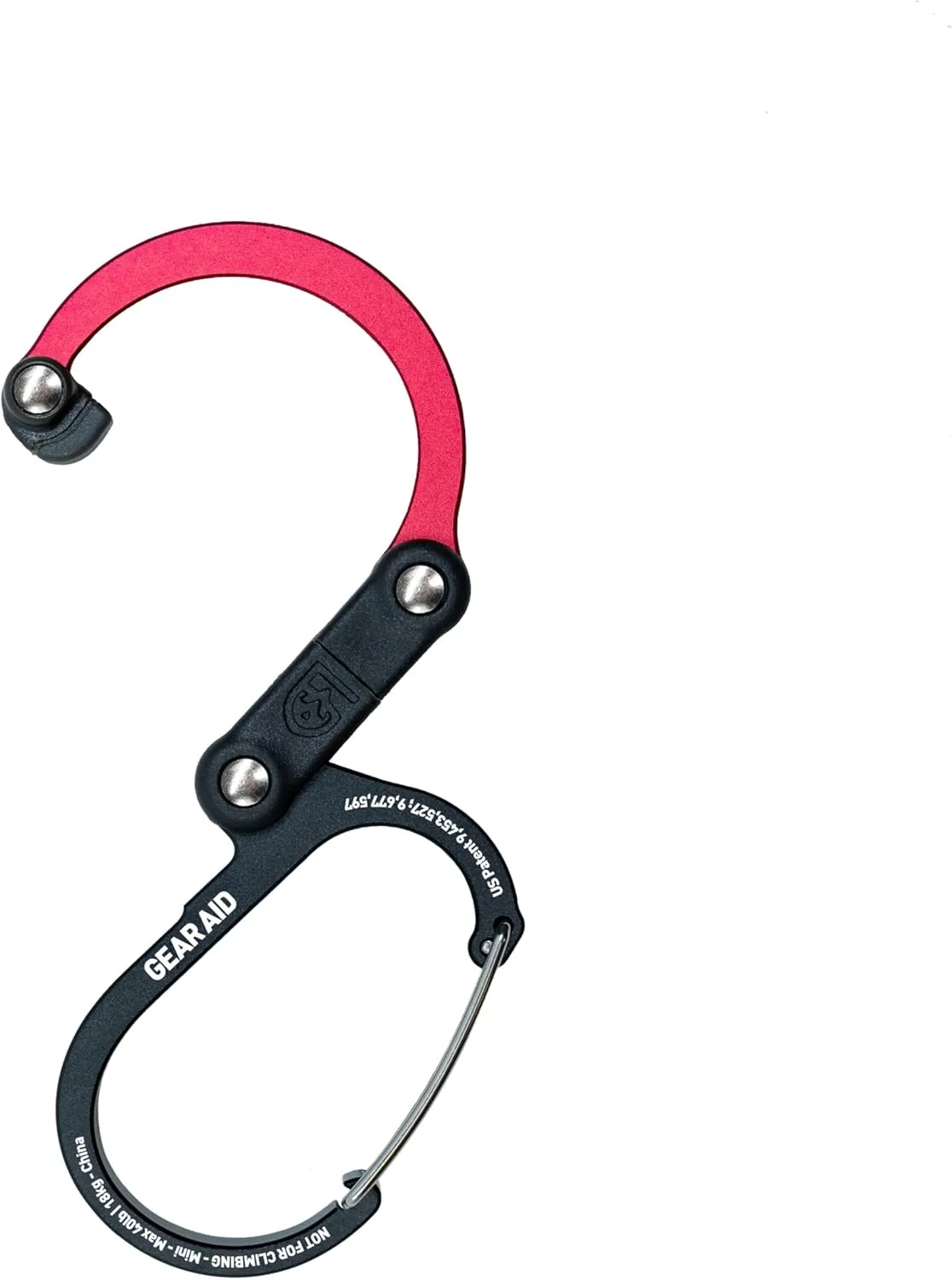 GEAR AID HEROCLIP Carabiner Gear Clip and Hook (Mini) for Travel