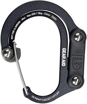GEAR AID HEROCLIP Carabiner Gear Clip and Hook (Mini) for Travel