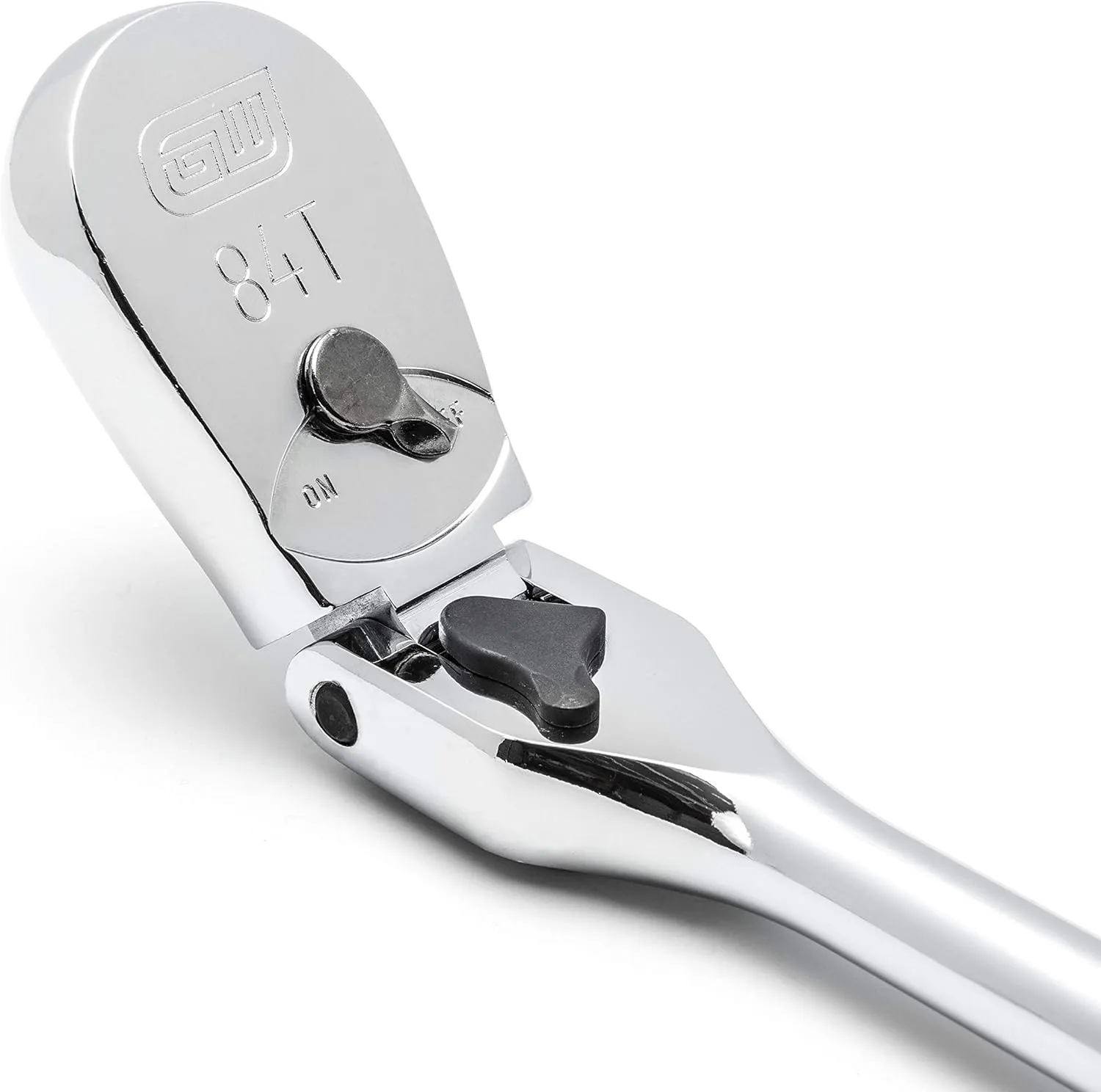 GEARWRENCH 2 Piece Drive 84 Tooth Locking Flex Head Teardrop Ratchet set - 81274A-07
