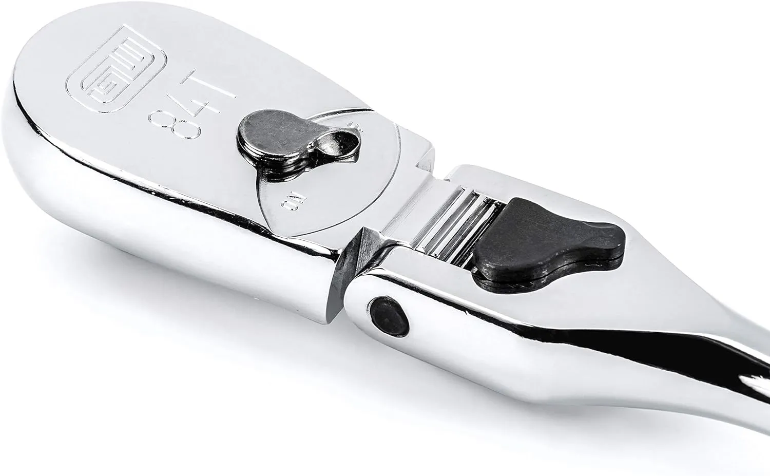 GEARWRENCH 2 Piece Drive 84 Tooth Locking Flex Head Teardrop Ratchet set - 81274A-07