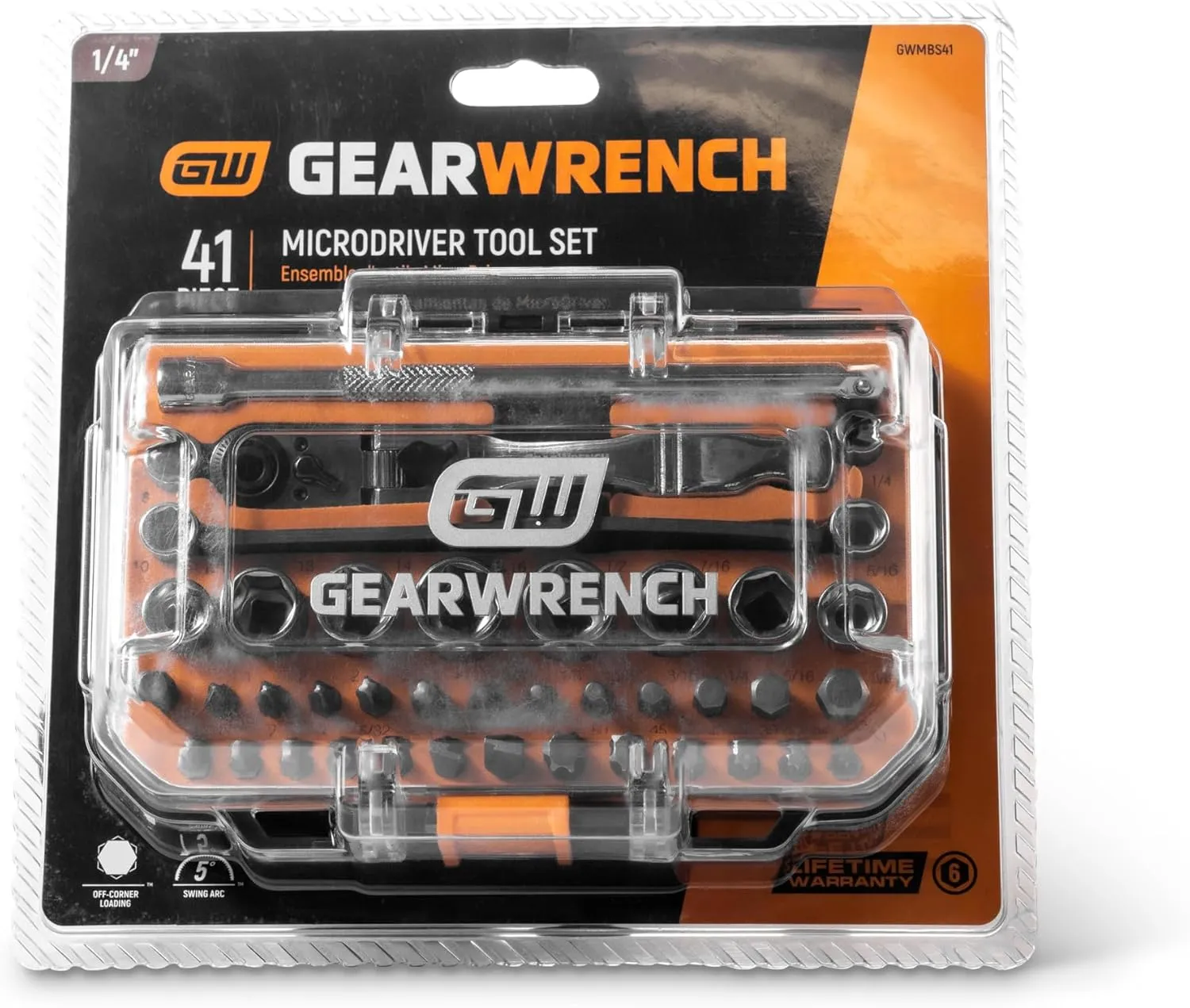 GEARWRENCH 41 Piece 1/4" Drive Ratchet MicroDriver Set | GWMBS41