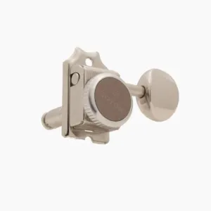Gotoh SD91-MGT 6-In-Line Vintage Style Locking Tuning Keys, 15:1 - NICKEL