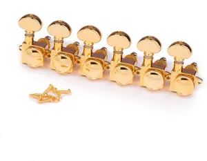 Grover Roto-Grip Locking Rotomatics (505F Series) 6-In-Line Tuners, Gold