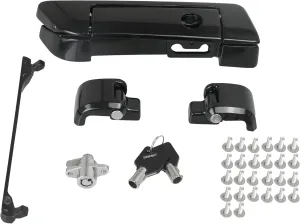 Harley Tour Pack Latches Black,Tour Pak Pack Trunk Lid Latch with Keys Fit for Harley Touring Road King Road Glide Street Glide Electra Glide Ultra-Classic 2014-2025