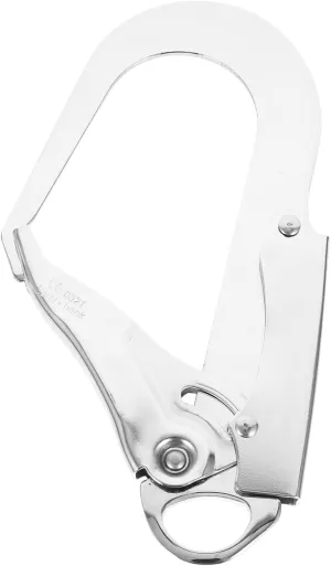 Housoutil Rebar Snap Hook, High Strength Alloy Steel Large Drop Forged Double Lock Rebar Snap Hook, Multifunctional Safety Fall Protection Lanyard