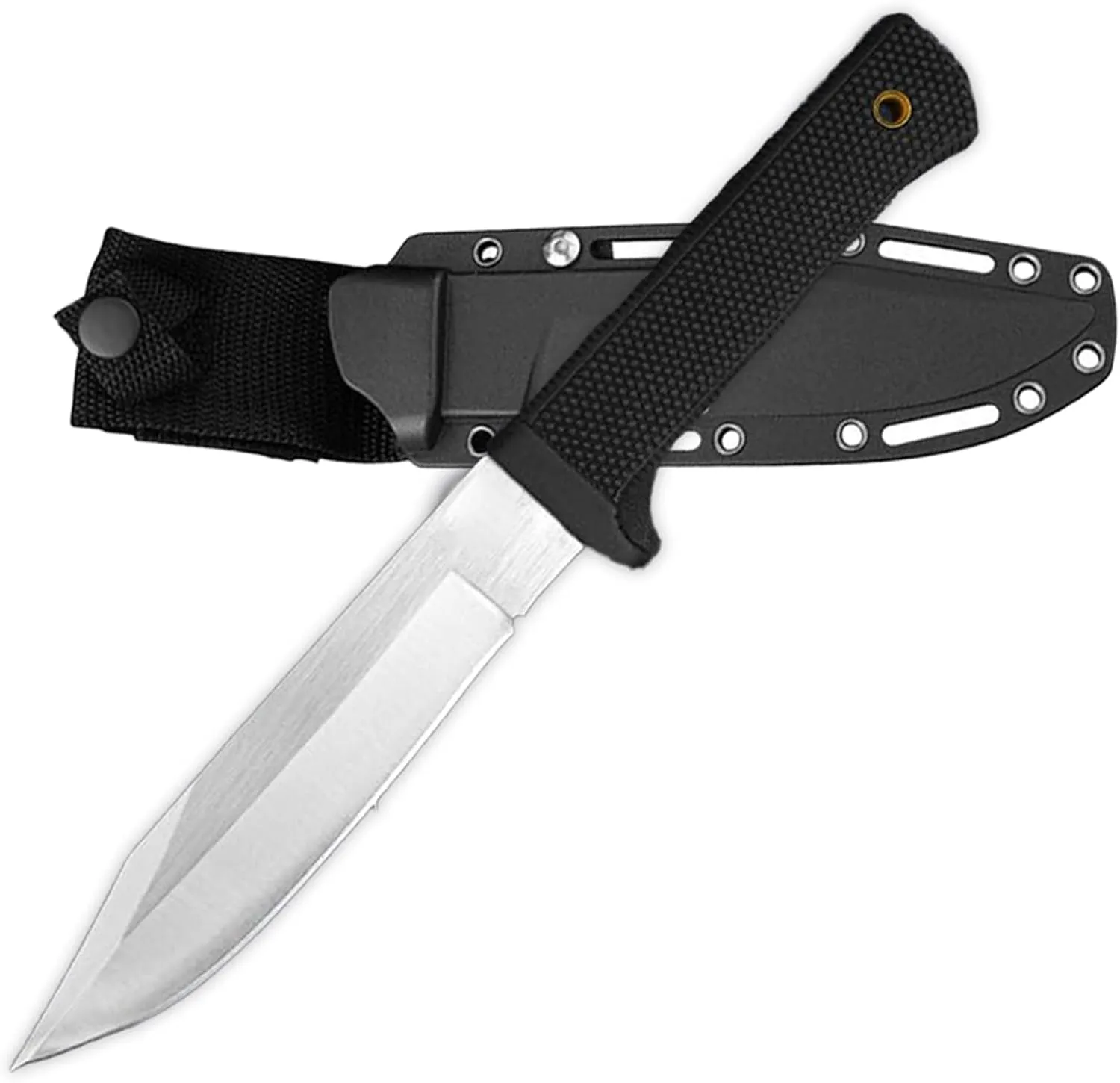Hunting Knife,Full Tang Knife With Sheath,7Cr13MoV Steel Camping Knives,Suitable For Outdoor, Camping, Hunting,Hiking