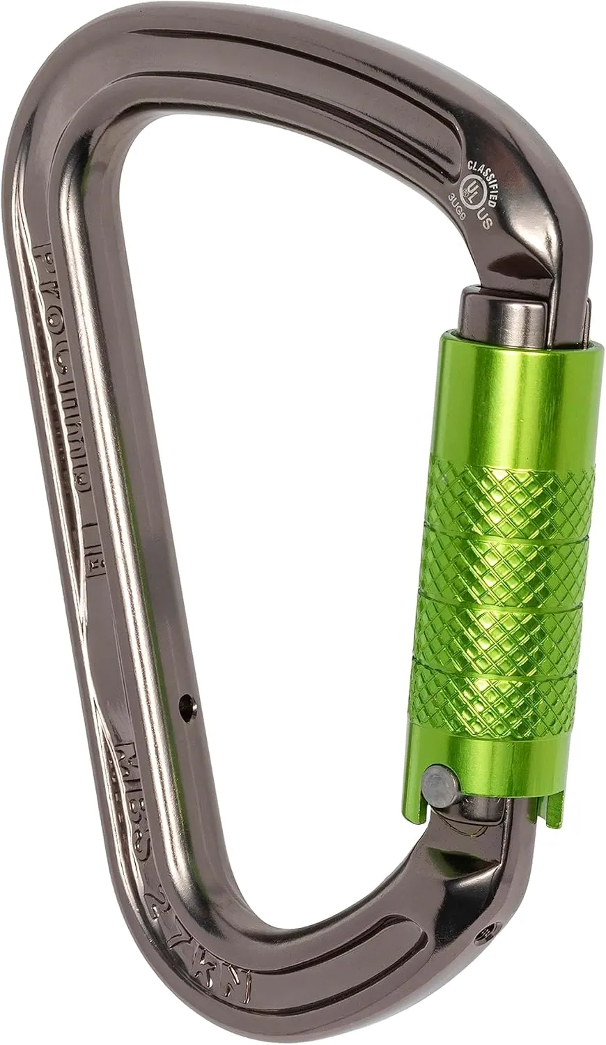 I-Beamer Mod D Lock Carabiner | NFPA Certified | 27kN MBS | Hot Forged Aluminum | I-Beam Design for Climbing, Rescue, Rigging & Rappelling