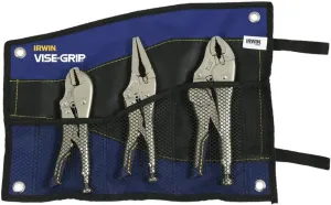 IRWIN VISE-GRIP Locking Pliers, Fast Release Kit, 3-Piece (IRHT82591)