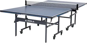 JOOLA Tour Indoor Ping Pong Table with Quick Clamp Table Tennis Net - 10 Minute Assembly - Foldable Indoor Surface with Single Player Playback Mode - Competition Grade MDF Top - Tournament Quality