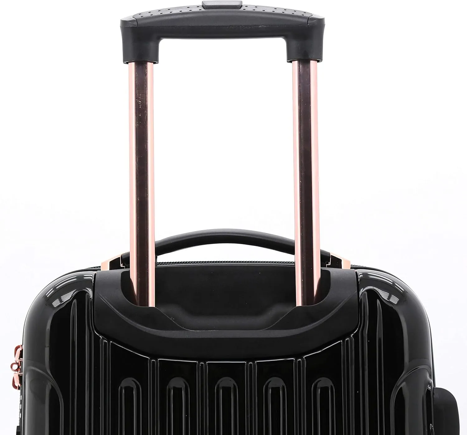 kensie Women's Alma Luggage, Black, 3 Piece Set (28"/24"/20")